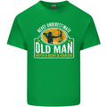 Old Man With a Bow & Arrow Funny Archery Mens Cotton T-Shirt Tee Top Irish Green