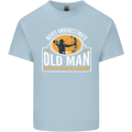 Old Man With a Bow & Arrow Funny Archery Mens Cotton T-Shirt Tee Top Light Blue