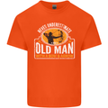 Old Man With a Bow & Arrow Funny Archery Mens Cotton T-Shirt Tee Top Orange