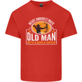 Old Man With a Bow & Arrow Funny Archery Mens Cotton T-Shirt Tee Top Red
