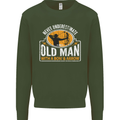 Old Man With a Bow & Arrow Funny Archery Mens Sweatshirt Jumper Forest Green