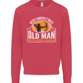 Old Man With a Bow & Arrow Funny Archery Mens Sweatshirt Jumper Heliconia