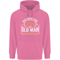 Old Man With a Motorcyle Biker Motorcycle Mens 80% Cotton Hoodie Azelea