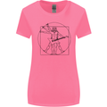 Old Rocker Vitruvian Guitarist Funny Guitar Womens Wider Cut T-Shirt Azalea