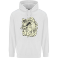 Old Sailor Octopus White Shark Captain Childrens Kids Hoodie White