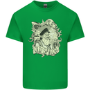 Old Sailor Octopus White Shark Captain Kids T-Shirt Childrens Irish Green
