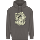 Old Sailor Octopus White Shark Captain Mens 80% Cotton Hoodie Charcoal