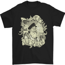 Old Sailor Octopus White Shark Captain Mens T-Shirt 100% Cotton Black