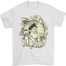 Old Sailor Octopus White Shark Captain Mens T-Shirt 100% Cotton White