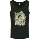 Old Sailor Octopus White Shark Captain Mens Vest Tank Top Black