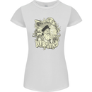 Old Sailor Octopus White Shark Captain Womens Petite Cut T-Shirt White
