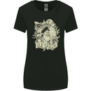 Old Sailor Octopus White Shark Captain Womens Wider Cut T-Shirt Black
