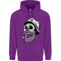 Old Sailor Skull Sailing Captain Childrens Kids Hoodie Purple