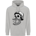 Old Sailor Skull Sailing Captain Childrens Kids Hoodie Sports Grey