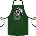 Old Sailor Skull Sailing Captain Cotton Apron 100% Organic Forest Green