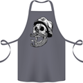 Old Sailor Skull Sailing Captain Cotton Apron 100% Organic Steel