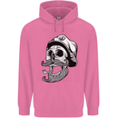 Old Sailor Skull Sailing Captain Mens 80% Cotton Hoodie Azelea