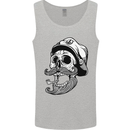 Old Sailor Skull Sailing Captain Mens Vest Tank Top Sports Grey