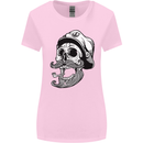 Old Sailor Skull Sailing Captain Womens Wider Cut T-Shirt Light Pink