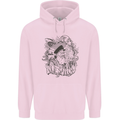 Old Sailor White Shark Octopus Captain Childrens Kids Hoodie Light Pink