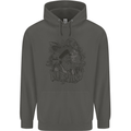 Old Sailor White Shark Octopus Captain Childrens Kids Hoodie Storm Grey