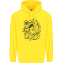 Old Sailor White Shark Octopus Captain Childrens Kids Hoodie Yellow