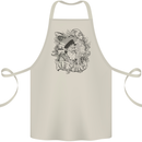 Old Sailor White Shark Octopus Captain Cotton Apron 100% Organic Natural