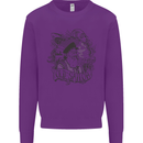 Old Sailor White Shark Octopus Captain Kids Sweatshirt Jumper Purple