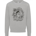 Old Sailor White Shark Octopus Captain Mens Sweatshirt Jumper Sports Grey