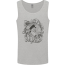 Old Sailor White Shark Octopus Captain Mens Vest Tank Top Sports Grey