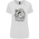 Old Sailor White Shark Octopus Captain Womens Wider Cut T-Shirt White
