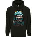 Old School 80s Music Cassette Retro 90s Childrens Kids Hoodie Black