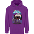 Old School 80s Music Cassette Retro 90s Childrens Kids Hoodie Purple