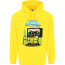 Old School 80s Music Cassette Retro 90s Childrens Kids Hoodie Yellow