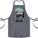 Old School 80s Music Cassette Retro 90s Cotton Apron 100% Organic Steel