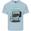 Old School 80s Music Cassette Retro 90s Kids T-Shirt Childrens Light Blue