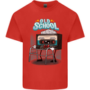 Old School 80s Music Cassette Retro 90s Kids T-Shirt Childrens Red