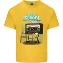 Old School 80s Music Cassette Retro 90s Kids T-Shirt Childrens Yellow