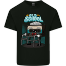 Old School 80s Music Cassette Retro 90s Mens Cotton T-Shirt Tee Top Black
