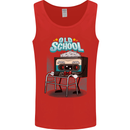 Old School 80s Music Cassette Retro 90s Mens Vest Tank Top Red