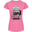 Old School 80s Music Cassette Retro 90s Womens Petite Cut T-Shirt Azalea