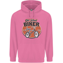 Old School Biker Bicycle Chopper Cycling Mens 80% Cotton Hoodie Azelea