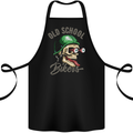 Old School Biker Motorcycle Motorbike Funny Cotton Apron 100% Organic Black