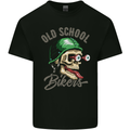 Old School Biker Motorcycle Motorbike Funny Mens Cotton T-Shirt Tee Top Black