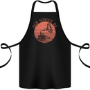 Old School DJ Gramaphone DJing Music Cotton Apron 100% Organic Black