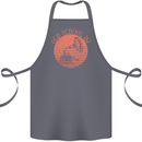 Old School DJ Gramaphone DJing Music Cotton Apron 100% Organic Steel