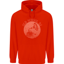 Old School DJ Gramaphone DJing Music Mens 80% Cotton Hoodie Bright Red