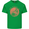 Old School DJ Gramaphone DJing Music Mens Cotton T-Shirt Tee Top Irish Green