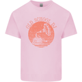 Old School DJ Gramaphone DJing Music Mens Cotton T-Shirt Tee Top Light Pink
