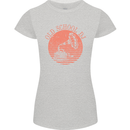 Old School DJ Gramaphone DJing Music Womens Petite Cut T-Shirt Sports Grey
